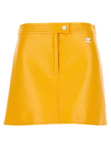 Reedition Vinyl Mini Skirt - Courrèges - Modalova