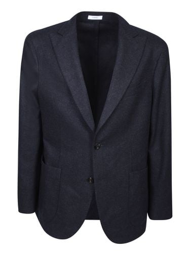 Boglioli Check Motif Blue Jacket - Boglioli - Modalova