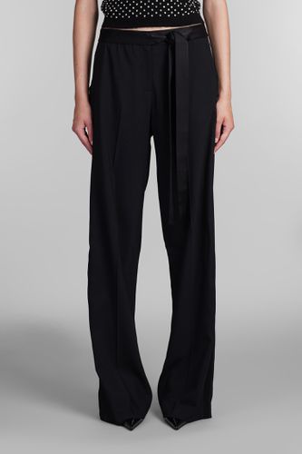 David Koma Pants In Black Wool - David Koma - Modalova