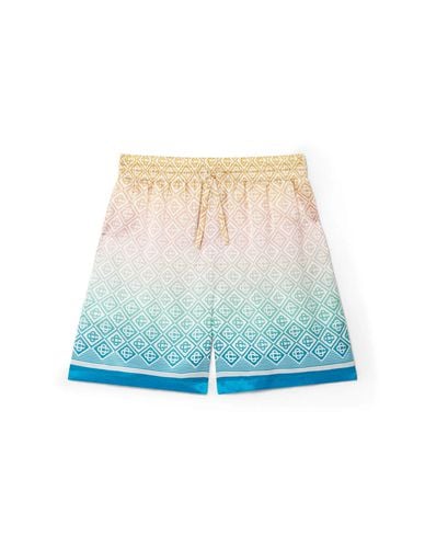 Gradient Monogram Silk Shorts - Casablanca - Modalova