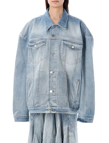 VETEMENTS Logo Denim Jacket - VETEMENTS - Modalova