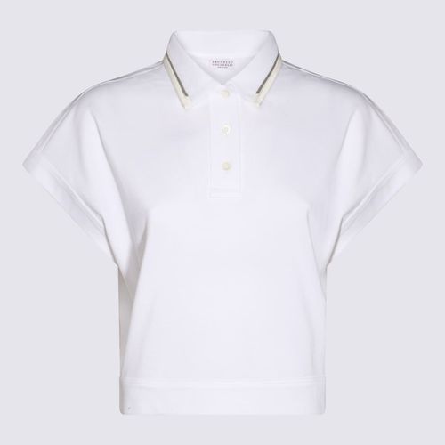 White Cotton Polo Shirt - Brunello Cucinelli - Modalova