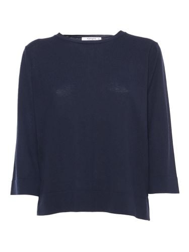 Kangra Blue Sweater - Kangra - Modalova