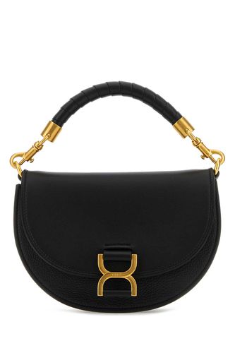 Chloé Black Leather Marcie Handbag - Chloé - Modalova