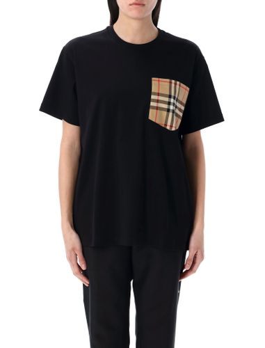 Check Pocket Cotton T-shirt - Burberry London - Modalova