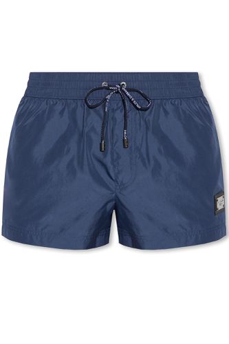 Logo Print Swim Shorts - Dolce & Gabbana - Modalova