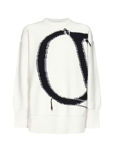 Off-White Oversized Logo Sweater - Off-White - Modalova