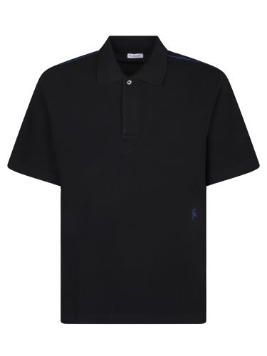 Burberry Knight Black Polo Shirt - Burberry - Modalova