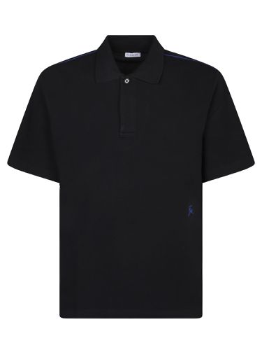 Logo Embroidered Short Sleeved Polo Shirt - Burberry - Modalova