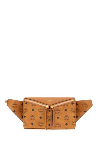 Printed Synthetic Leather Belt Bag - MCM - Modalova