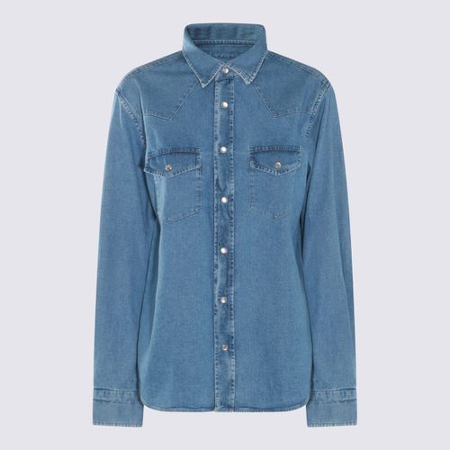 Tom Ford Blue Cotton Denim Shirt - Tom Ford - Modalova