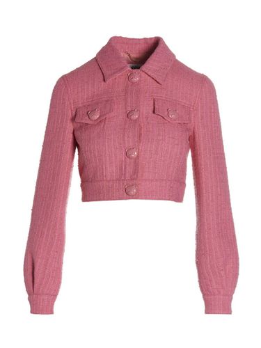 Moschino Tweed Cropped Jacket - Moschino - Modalova