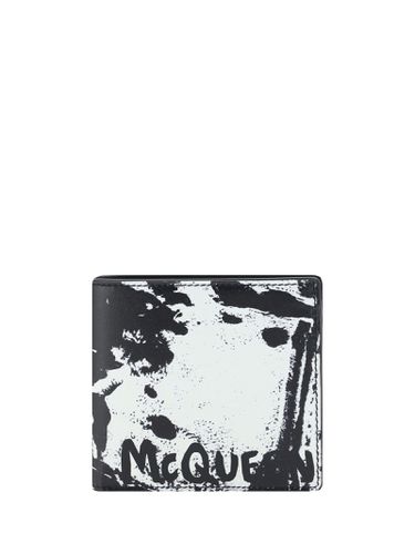 Graffiti Logo Bi-fold Wallet - Alexander McQueen - Modalova