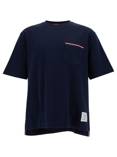 Oversized S/s Pocket Tee - Thom Browne - Modalova