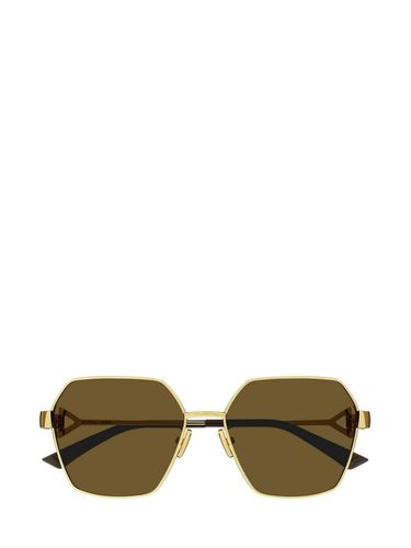 Geometric Frame Sunglasses Sunglasses - Bottega Veneta Eyewear - Modalova