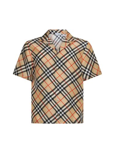 Nova Check Short Sleeved Shirt - Burberry - Modalova