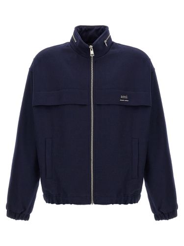 Ami Windbreaker Jacket - Ami Alexandre Mattiussi - Modalova