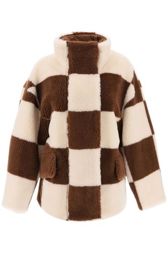 Dani Teddy Jacket With Checkered Motif - STAND STUDIO - Modalova