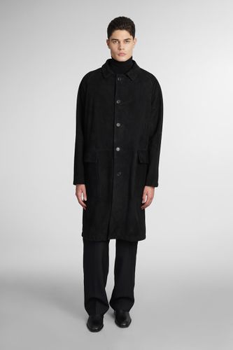 Coat In Black Leather - Salvatore Santoro - Modalova
