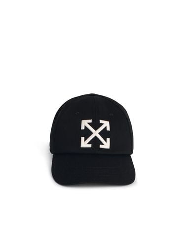 Off-White arrow Black Cotton Cap - Off-White - Modalova