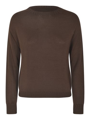 Ribbed Neck Sweatshirt - Saverio Palatella - Modalova