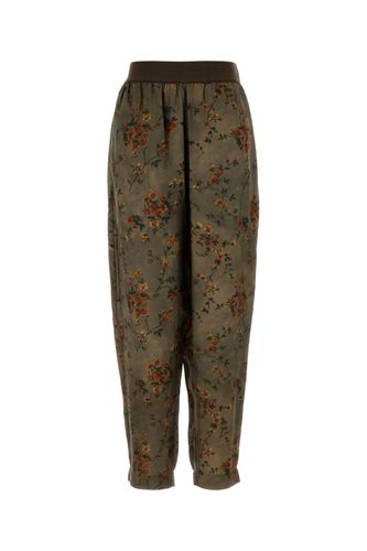 Uma Wang Printed Satin Palmer Pant - Uma Wang - Modalova