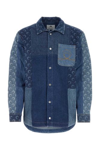 Marine Serre Denim Shirt - Marine Serre - Modalova