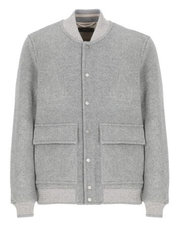 Virgin Wool And Cashmere Jacket - Peserico - Modalova