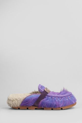 Long Hair Pony Slipper-mule In Pony Skin - Mou - Modalova