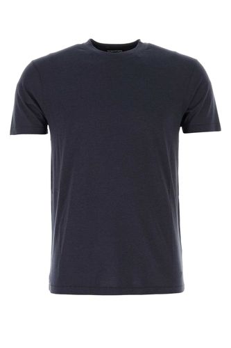 Navy Blue Lyocell Blend T-shirt - Tom Ford - Modalova