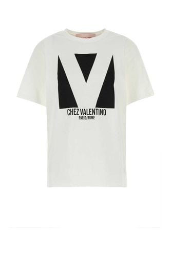 White Cotton T-shirt - Valentino Garavani - Modalova