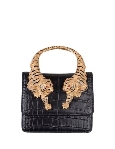 Medium Roar Shoulder Bag With Jewelled Tigers - Roberto Cavalli - Modalova