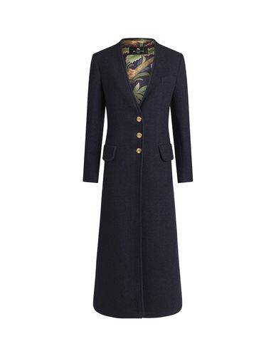 Long Duster Coat With Pegasus Buttons - Etro - Modalova