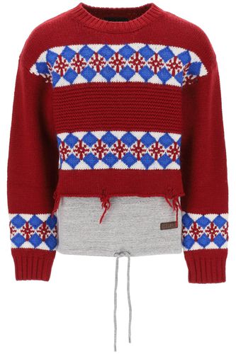 Dsquared2 Jacquard Sweater - Dsquared2 - Modalova