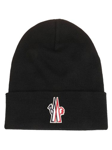 Moncler Grenoble Logo Patch Beanie - Moncler Grenoble - Modalova