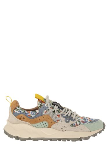 Yamano 3 - Sneakers In Suede And Technical Fabric - Flower Mountain - Modalova