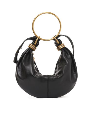 Small Bracelet Hobo Bag In Grained Leather - Chloé - Modalova