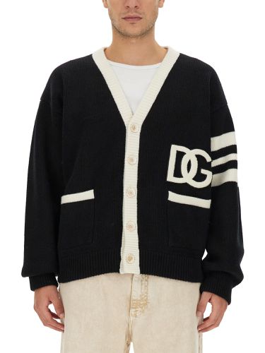 English Rib Wool Cardigan - Dolce & Gabbana - Modalova