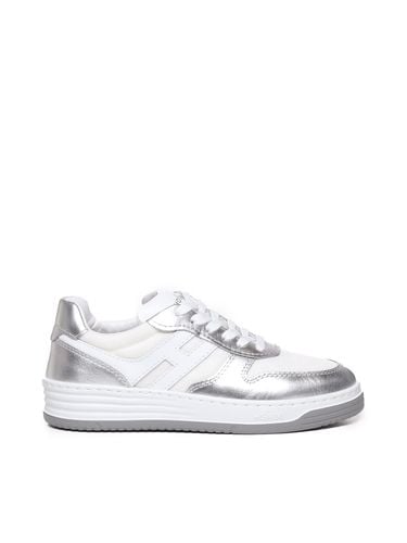 Sneakers With Metallic Inserts - Hogan - Modalova