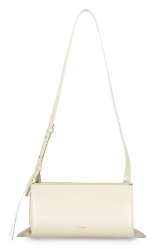 Ivory Leather Small Empire Shoulder Bag - Jil Sander - Modalova