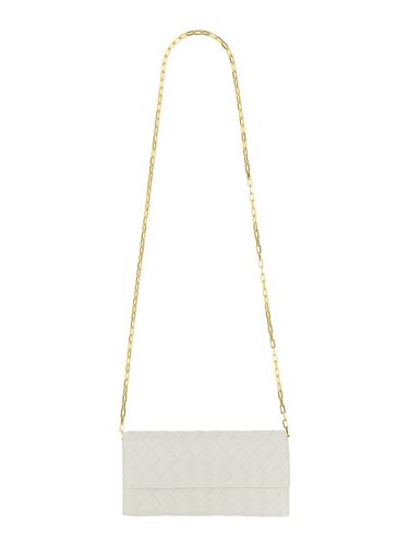 Woven Fold-over Chained Shoulder Bag - Bottega Veneta - Modalova