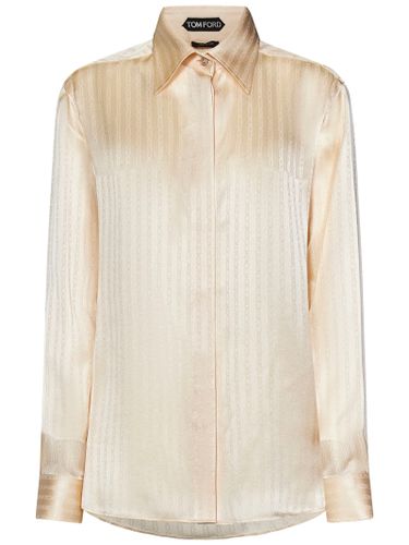 Whitney Striped Fluid Shirt - Tom Ford - Modalova