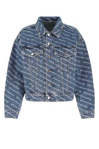 Alexander Wang Printed Denim Jacket - Alexander Wang - Modalova