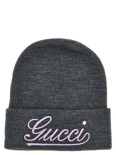 Gucci Logo Embroidery Beanie - Gucci - Modalova