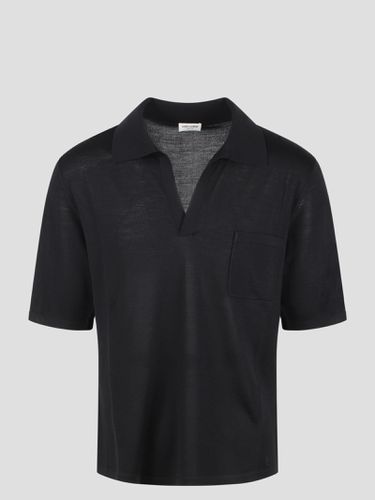 Saint Laurent Cassandre Polo Shirt - Saint Laurent - Modalova