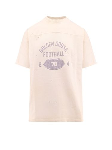 Logo Printed Crewneck T-shirt - Golden Goose - Modalova