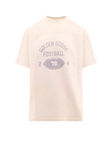 Logo Printed Crewneck T-shirt - Golden Goose - Modalova