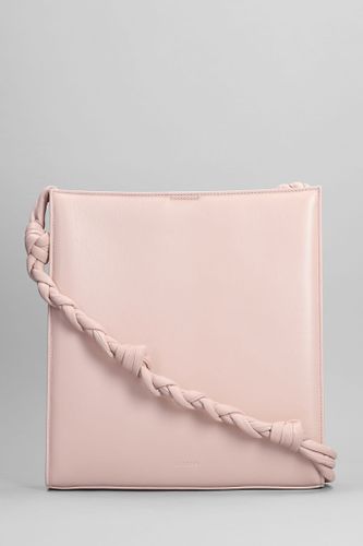 Pink Leather Tangle Shoulder Bag - Jil Sander - Modalova
