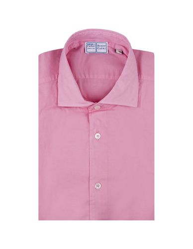 Fedeli Sean Shirt In Pink Panamino - Fedeli - Modalova