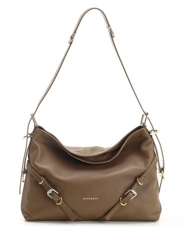 Taupe Leather Medium voyou Shoulder Bag - Givenchy - Modalova